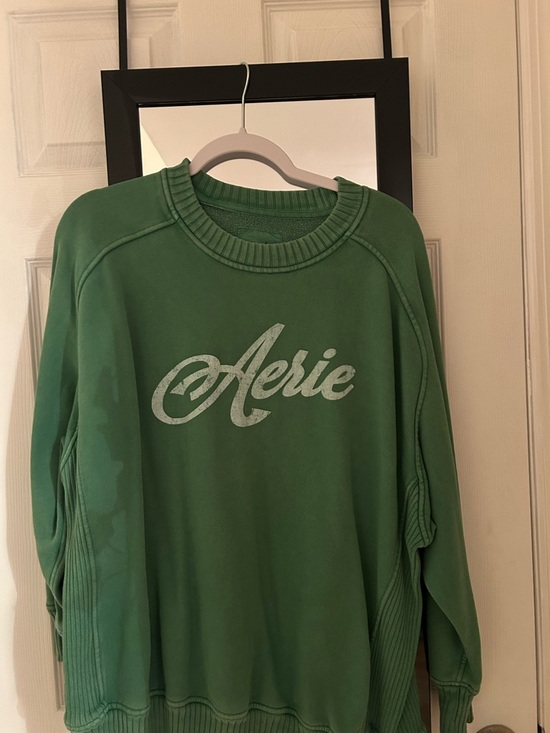 aerie Sweaters - aerie Sage Green Logo Pullover